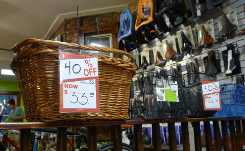 Baskets On Sale At Bicycle Roots