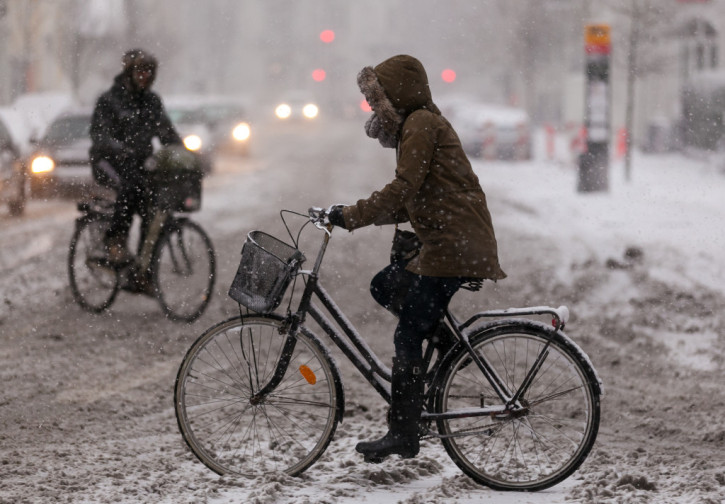 Biking in the Snow