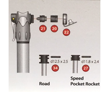 Topeak Pump Rebuild Kit Component 22
