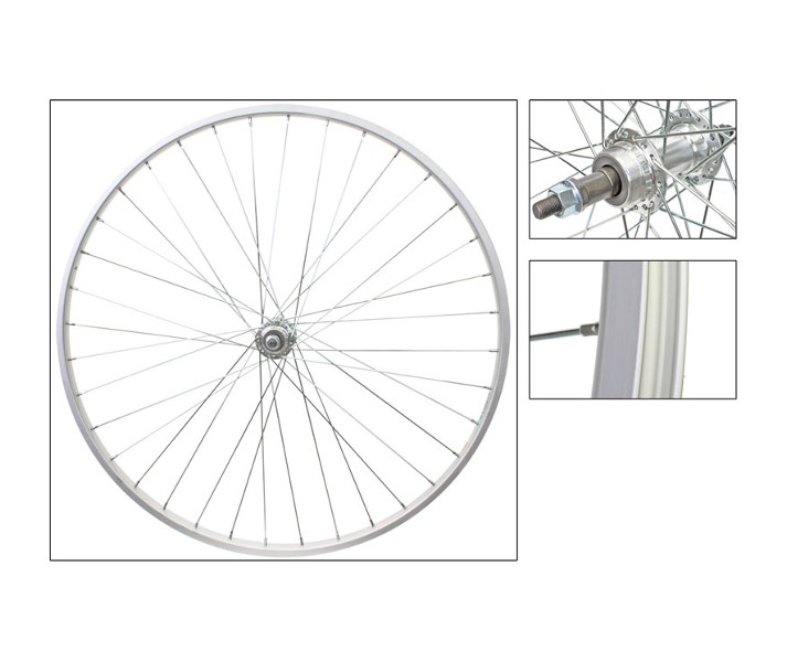 27x1 1/4 Rear Wheel Master Steel Freewheel Hub Iso630 Road Bike 126 Axle Schradr for sale online 